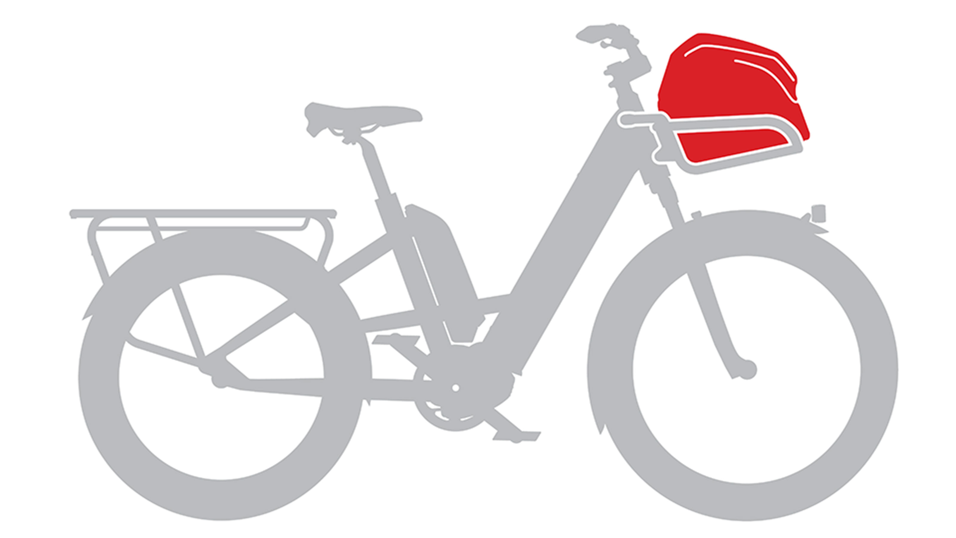 Benno Bikes Utility Front Tray Bag 40 Liter Benno Bikes Utility Front Tray Bag 40 Liter