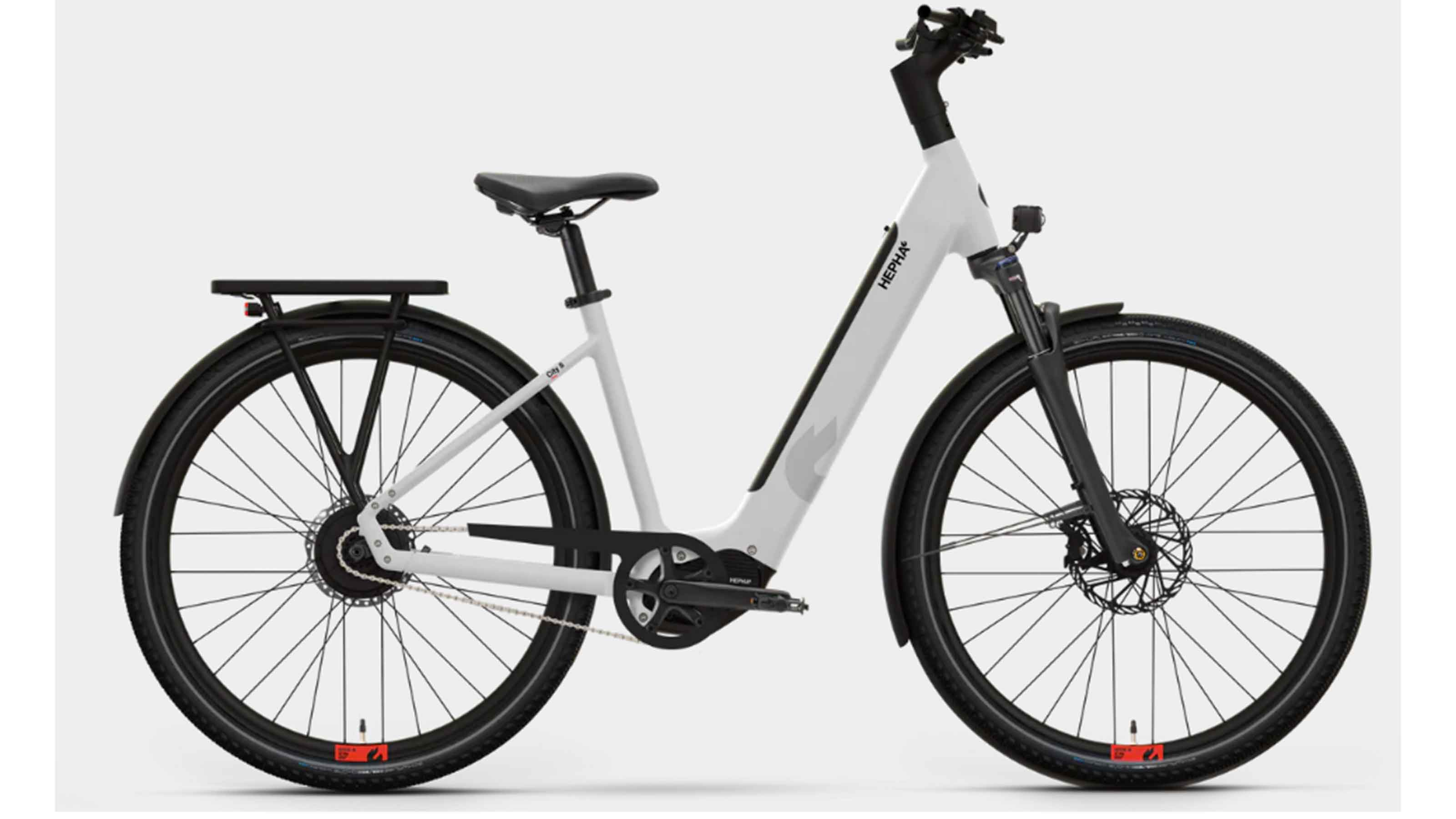 Hepha City 8 Long Range 600Wh 100Nm LowStep grey